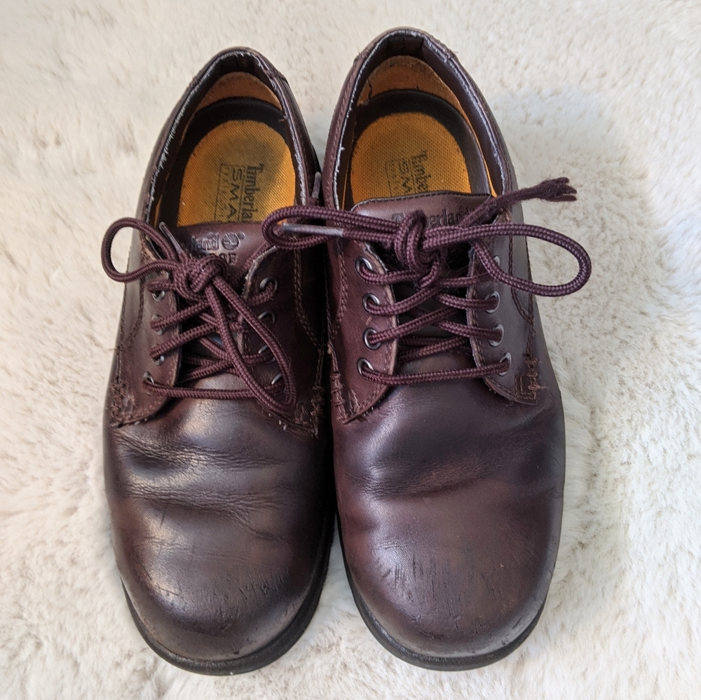 Boys Timberland Brown Waterproof Leather Shoes